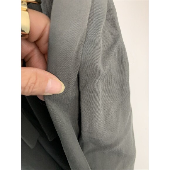 ASTR the Label Jacket Womens Med Gray Long Blazer Tie Waist Pockets New Revolve - Picture 5 of 10